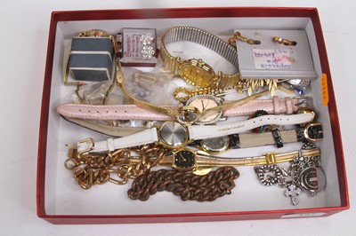 Lot 497 - A collection of costume jewellery, to include...