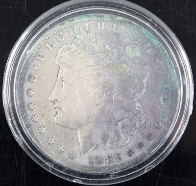 Lot 3414 - United States of America, 1892 Morgan dollar,...