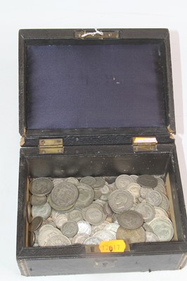 Lot 523 - Mixed coinage to include half-crowns, two...