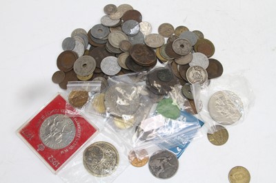 Lot 525 - Mixed coinage to include crowns, Jersey 13th...