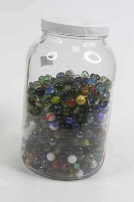 Lot 548 - A collection of glass marbles