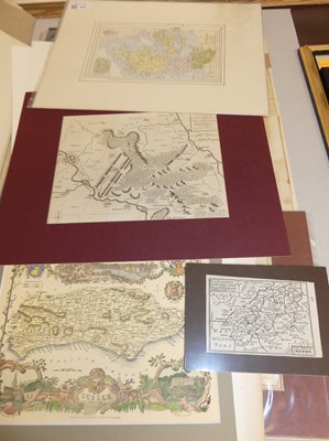 Lot 1071 - Folio and contents largely being prints, to...