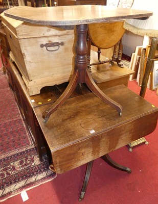 Lot 1224 - A Regency mahogany pedestal supper table,...