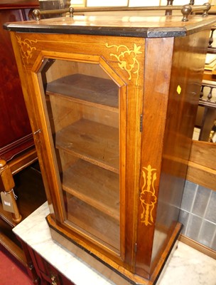 Lot 1253 - Victorian furniture to include; a walnut white...