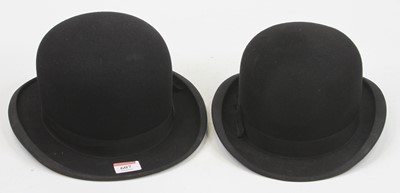 Lot 607 - A Christy's gentleman's bowler hat; together...