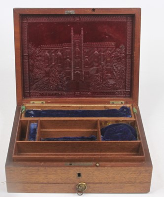 Lot 628 - A 19th century mahogany artist's travelling...