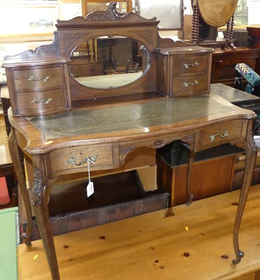 Lot 1279 - A circa 1900 mahogany lady's bureau de dame,...