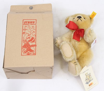 Lot 661 - A Steiff blond mohair 'Classic' teddy-bear,...