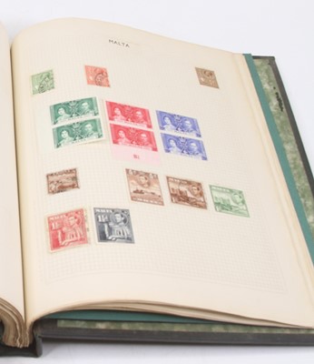 Lot 662 - Two vintage world stamp albums and contents