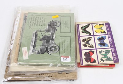 Lot 663 - A collection of vintage ephemera, to include...