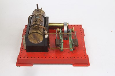 Lot 668 - A Mamod twin cylinder superheated stationary...