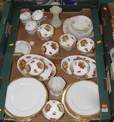 Lot 688 - A collection of ceramics, to include a Limoges...