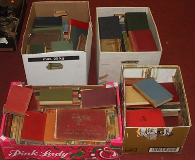 Lot 733 - Four boxes of vintage books, to include Penguin