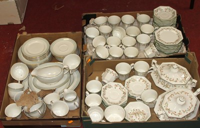 Lot 724 - Three boxes of ceramics, to include a Johnson...