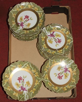 Lot 757 - A Victorian floral and gilt decorated...