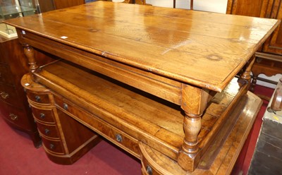 Lot 1438 - A contemporary Titchmarsh & Goodwin joined oak...