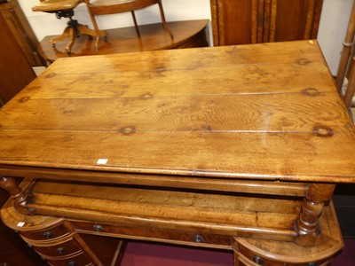 Lot 1438 - A contemporary Titchmarsh & Goodwin joined oak...