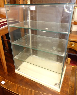 Lot 1440 - A 1960s table top glazed display cabinet,...