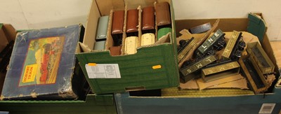 Lot 1510 - Three boxes of 0 gauge related trains and...