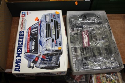 Lot 1517 - A boxed Tamiya kit model of an AMG Mercedes C...