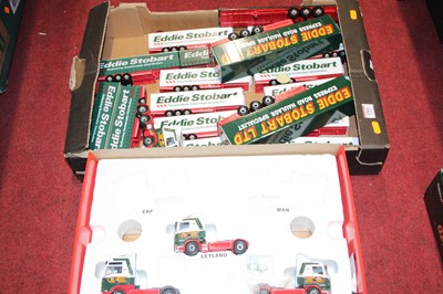 Lot 1566 - A tray of Eddie Stobart related haulage models,...