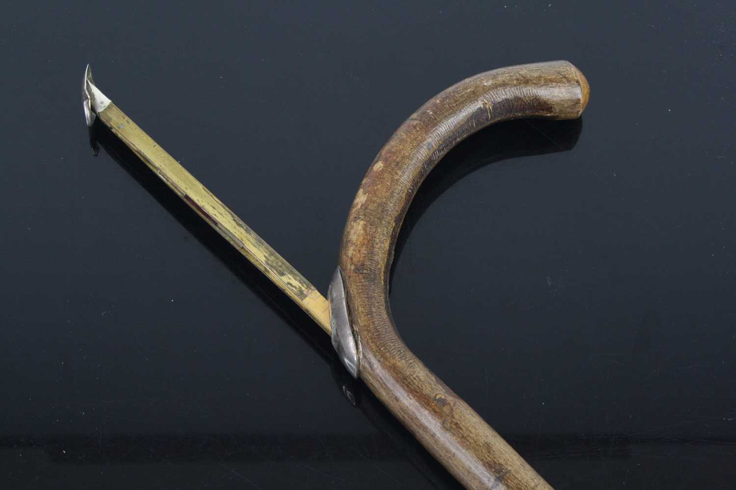 Lot 3418 - A mid-20th century walking cane/horse...