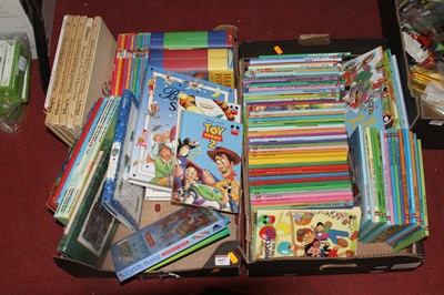 Lot 1607 - Two boxes containing various childrens annuals...