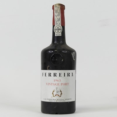 Lot 1331 - Ferreira Vintage Port 1963, one bottle