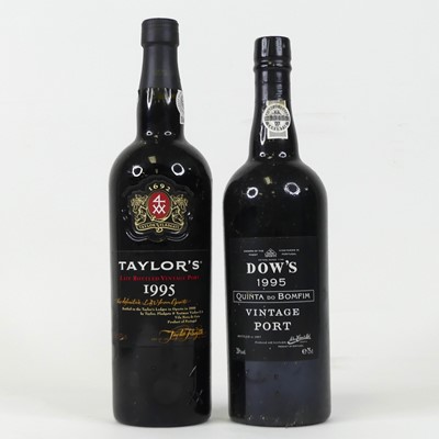 Lot 1334 - Taylor's LBV Port 1995, one bottle, and Dow's...