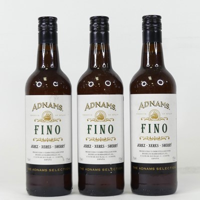 Lot 1335 - Adnams Fino Sherry, three bottles