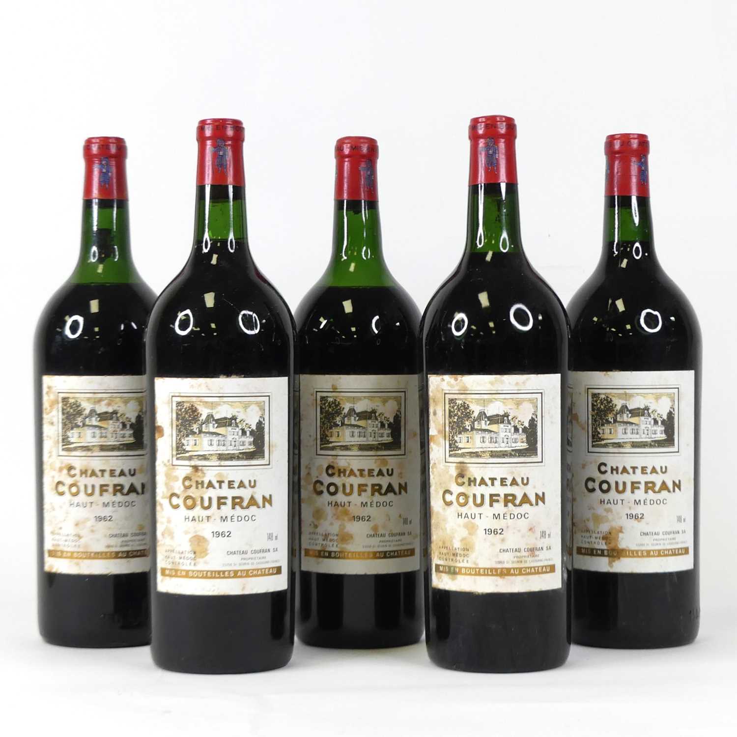 Lot 1058 - Chateau Coufran 1962, Haute Medoc, five...