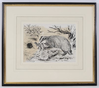 Lot 3538 - Arthur Henry Patterson, (1857-1935), Badger...