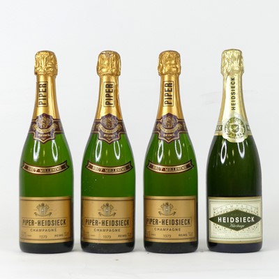 Lot 1248 - Piper-Heidsieck 1979 Brut Champagne, three...