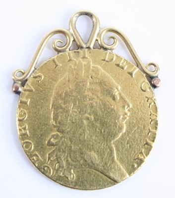 Lot Great Britain, 1791 gold spade guinea, George...