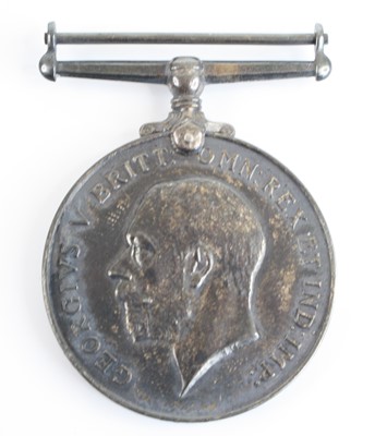 Lot 3176 - A WW I British War medal, naming 21172 PTE. T....