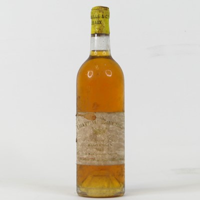 Lot 1251 - Chateau Rieussec 1964 Sauternes, one bottle