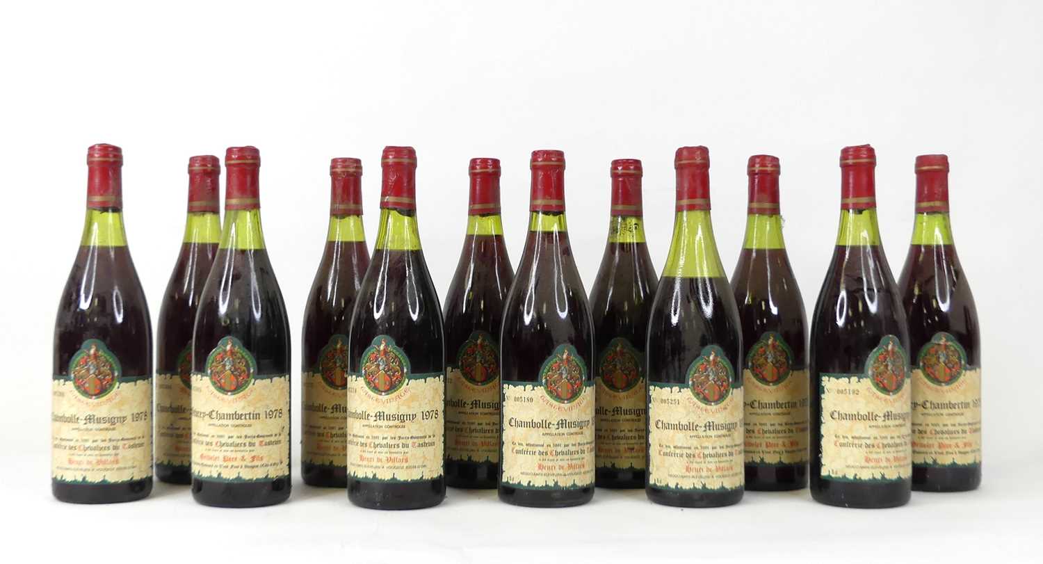 Lot 1063 - Henri de Villars Chambolle-Musigny 1978 Cote d'...