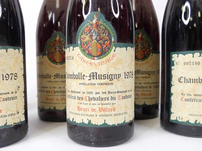 Lot 1063 - Henri de Villars Chambolle-Musigny 1978 Cote d'...