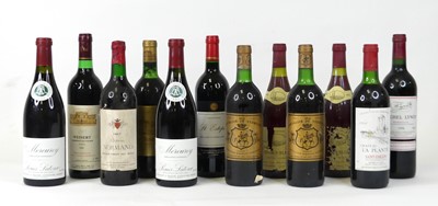 Lot 1079 - Assorted French red wines to include Michel...