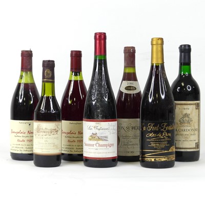 Lot 1082 - Assorted French vintage red wines to include...