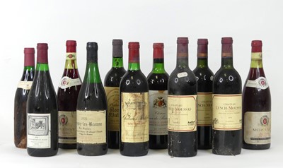 Lot 1083 - Assorted French vintage table wines to include...