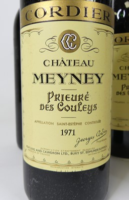 Lot 1086 - Chateau Meyney "Prieure des Couleys" 1971...