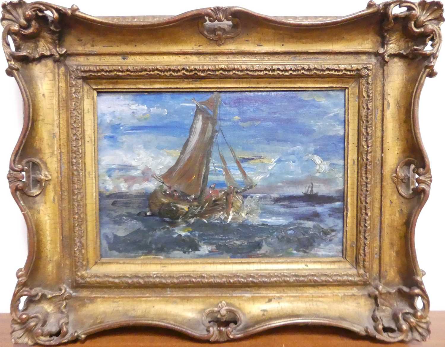 Lot 283 - Style of Jack Butler Yeats - Sailing on the...