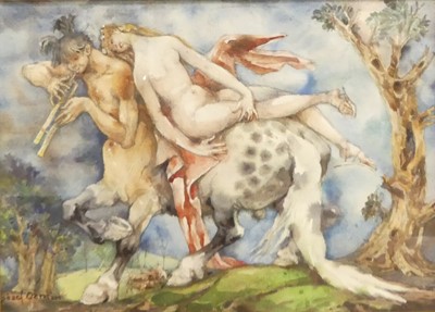 Lot 222 - Józef Ozmin (1904-1999) - Pair of allegorical...