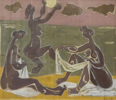 Lot 221 - Marek Zulawski (1908-1985) - Nude figures on...