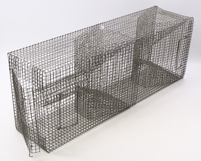 Lot 3446 - A large wire mesh "The Fenn" eel trap, with...