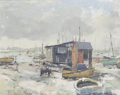 Lot 305 - Trevor Chamberlain (b.1933) - Fishing boats...