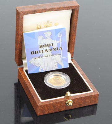 Lot 3297 - Great Britain, 2001 Gold Proof Britannia £10...