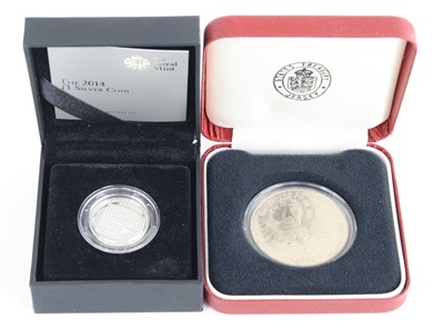 Lot 3430 - United Kingdom, The Royal Mint, 2014 £1 Silver...