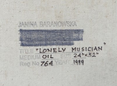 Lot 212 - Janina Baranowska (1925-2022) - Lonely...